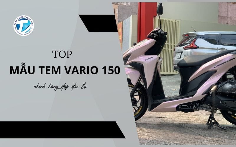 Top mẫu tem Vario 150 chính hãng đẹp độc lạ
